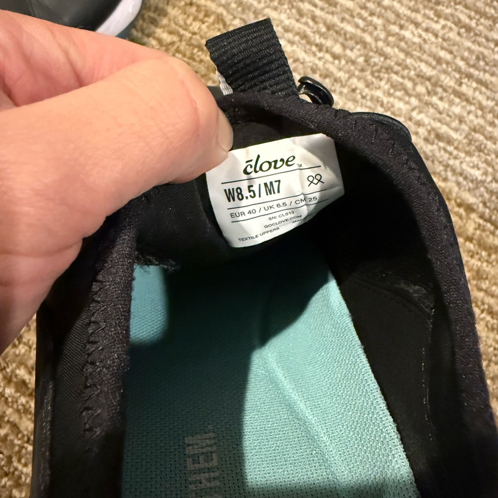 Clove Classic Night Shift Nursing Sneakers Black - Picture 5 of 6